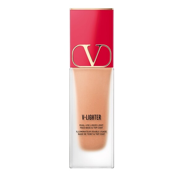 V-Lighter - Rozświetlacz w płynie 2 w 1 – nawilżająco-wygładzający, VALENTINO MAKE UP